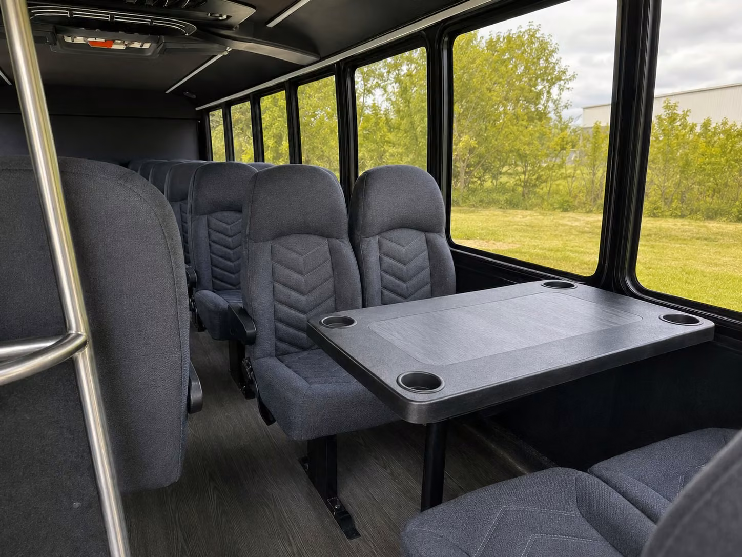 15 passenger minibus interior