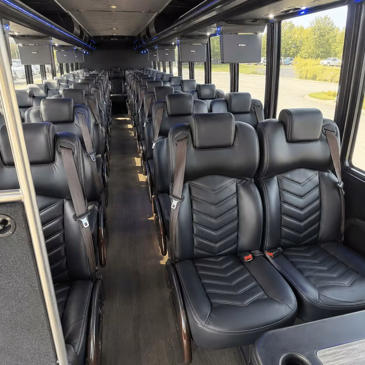 35 passenger minibus inside