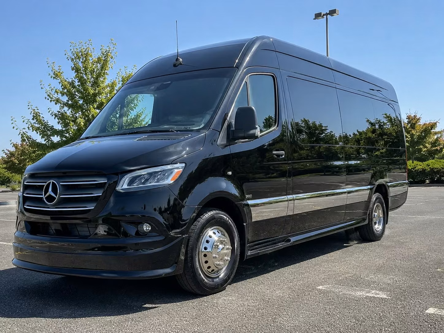 sprinter van with driver
