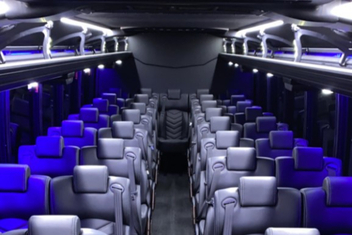Spokane Charter Bus Interior
